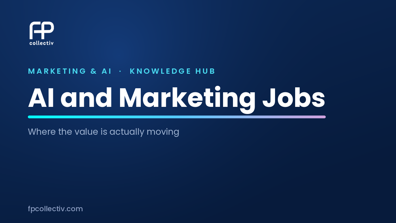 AI is not eliminating marketing jobs. It is repricing them.