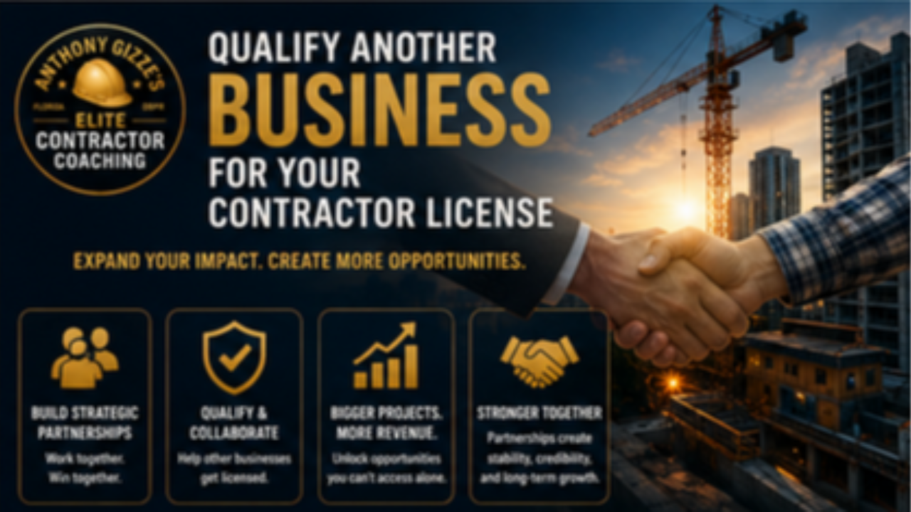 contractor qualifying through dbpr