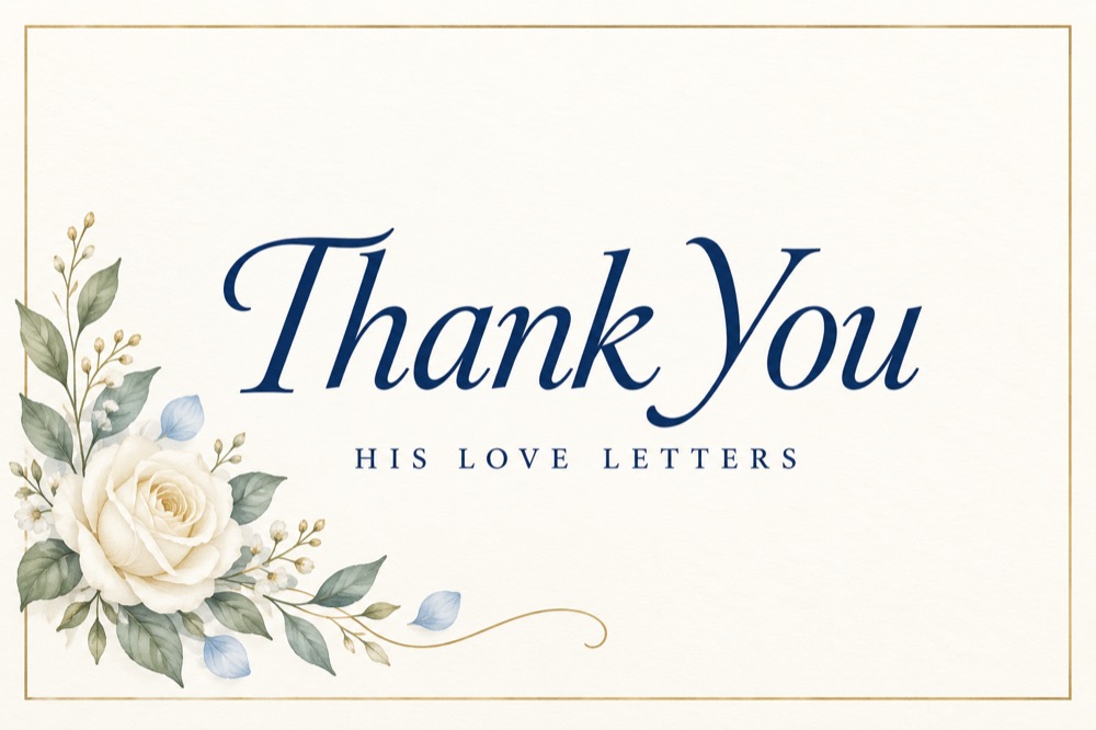 Thank You occasion card design