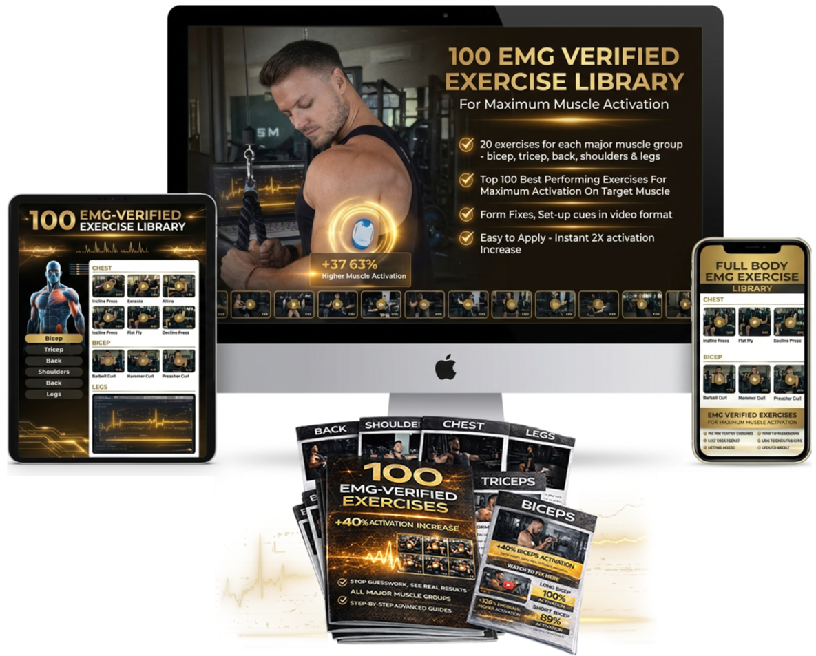 EMG exercise library product preview