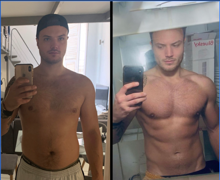Victor transformation from EMG Fitness Lab