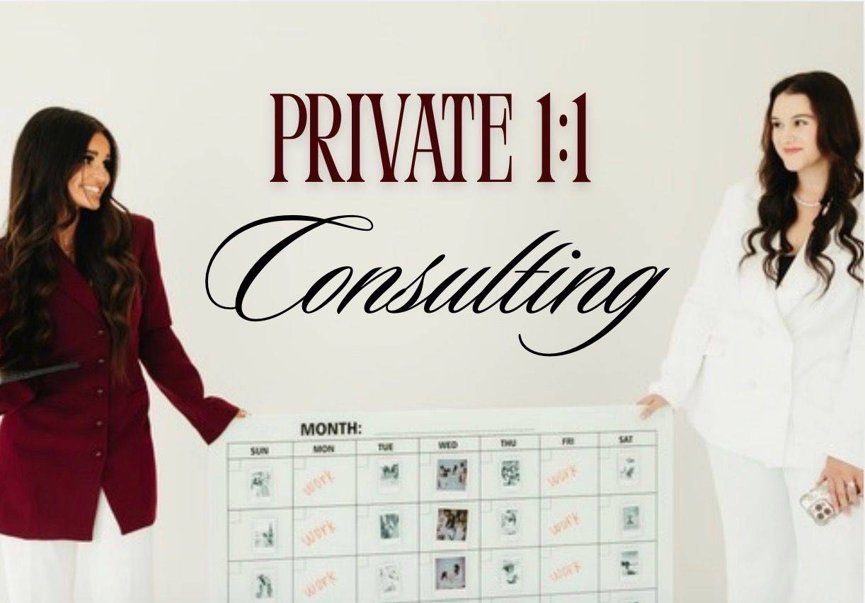 Private 1:1 Consulting