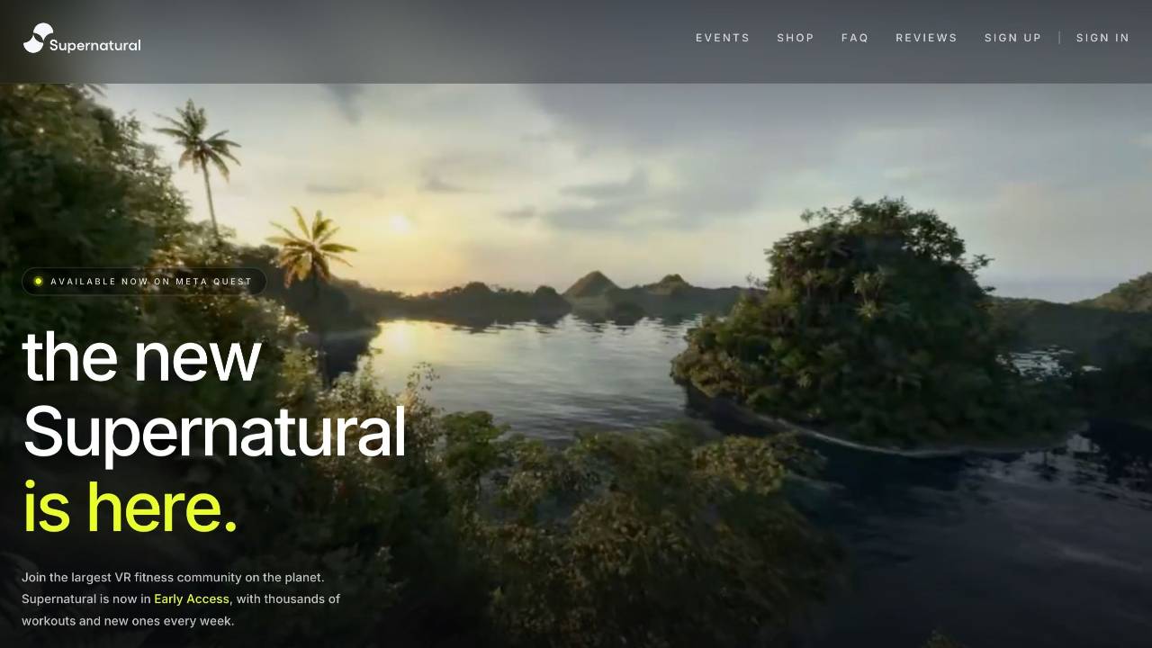 Supernatural homepage on 10-22-26