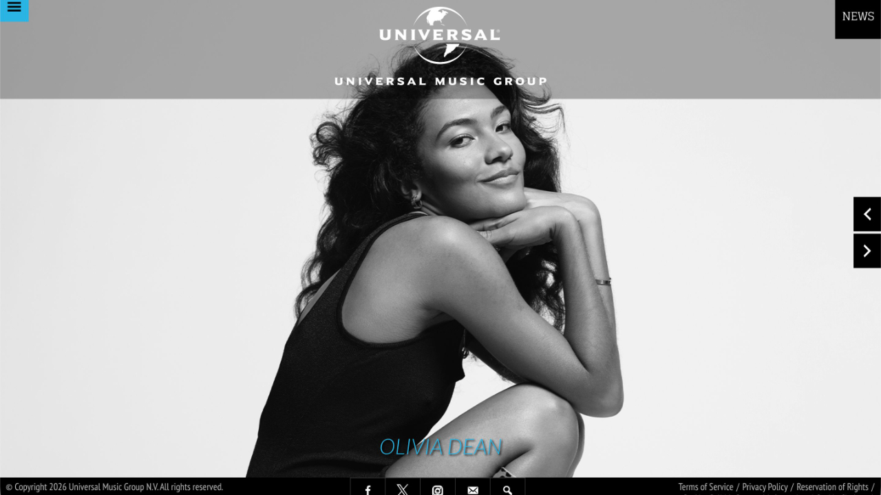 UMG Website on 7-31-26