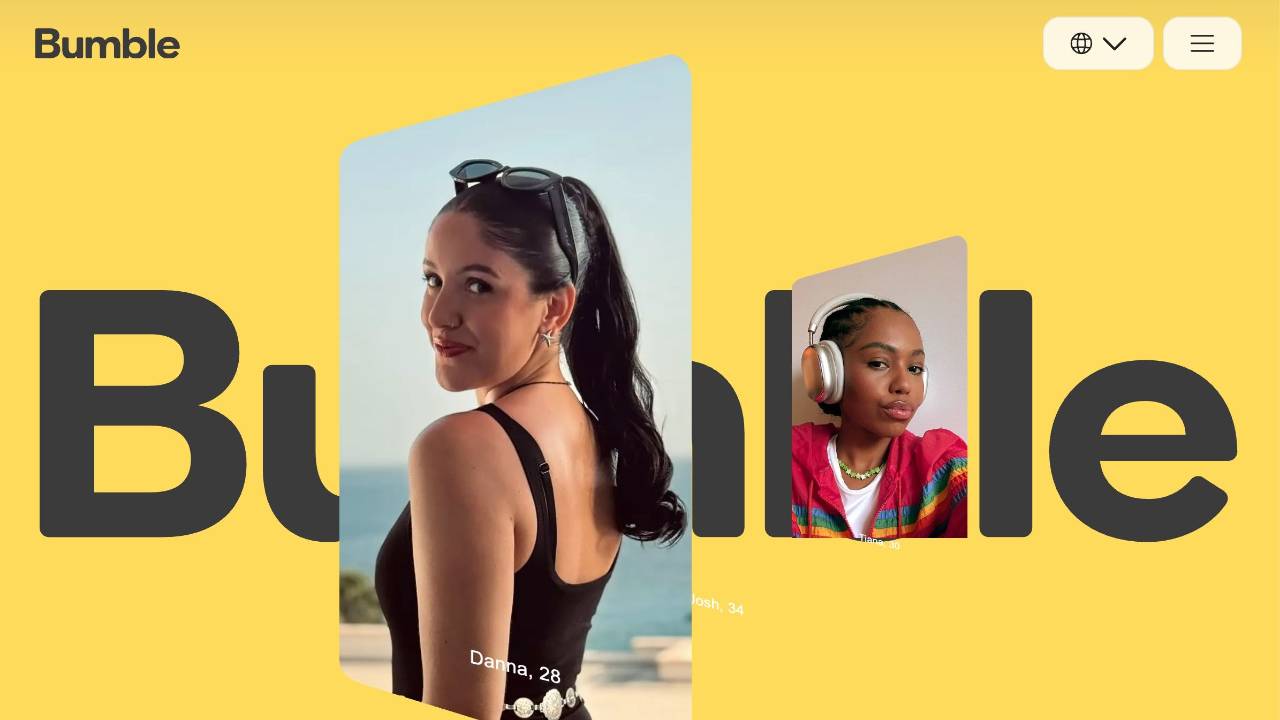 Bumble homepage on 2026-10-14