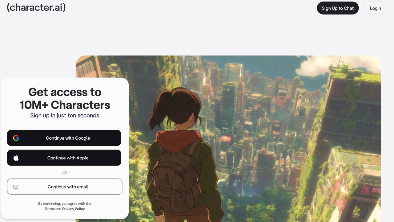 Character AI on October 2026