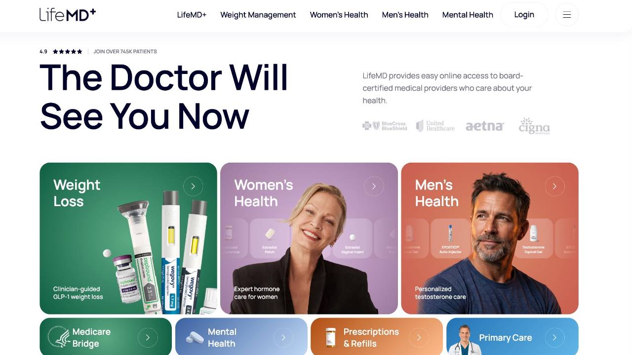 LifeMD homepage on 2026-09-17