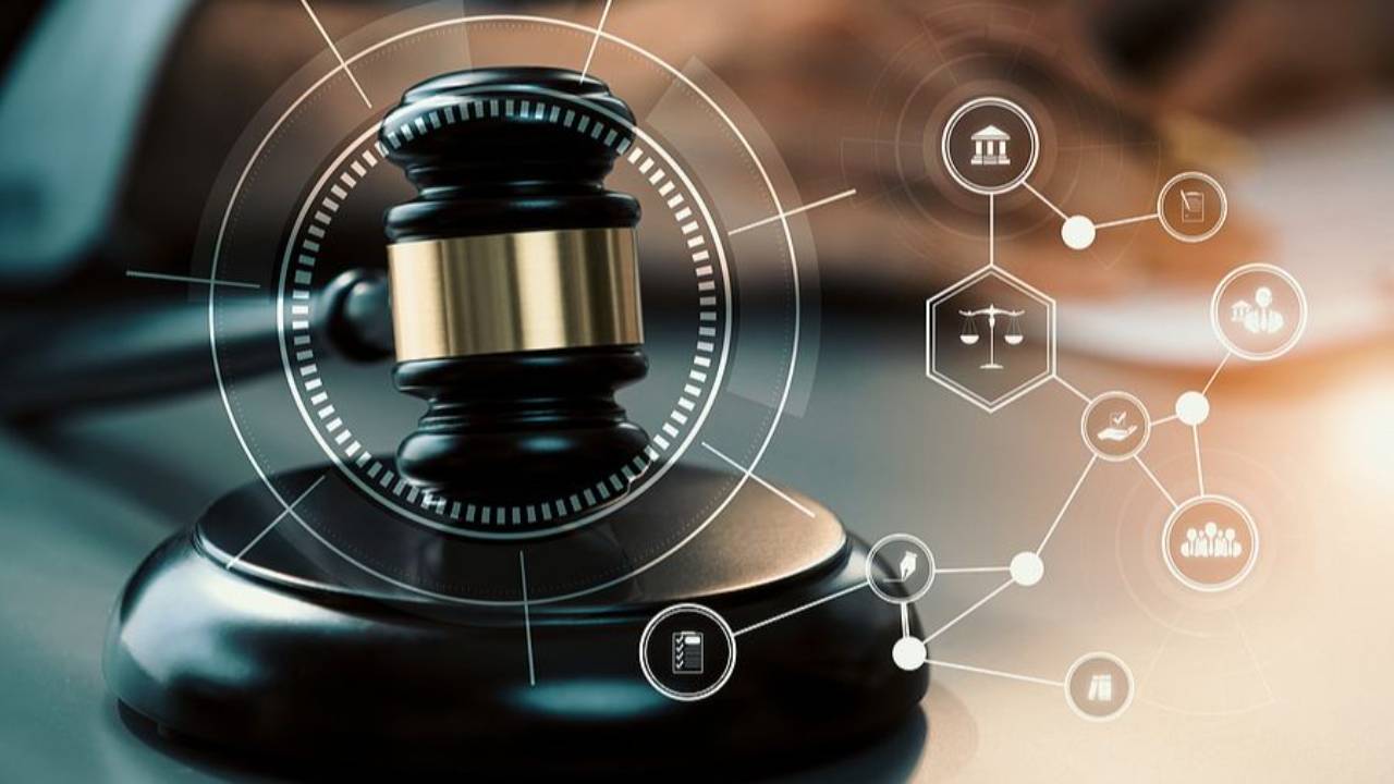 Gavel image representing legal process