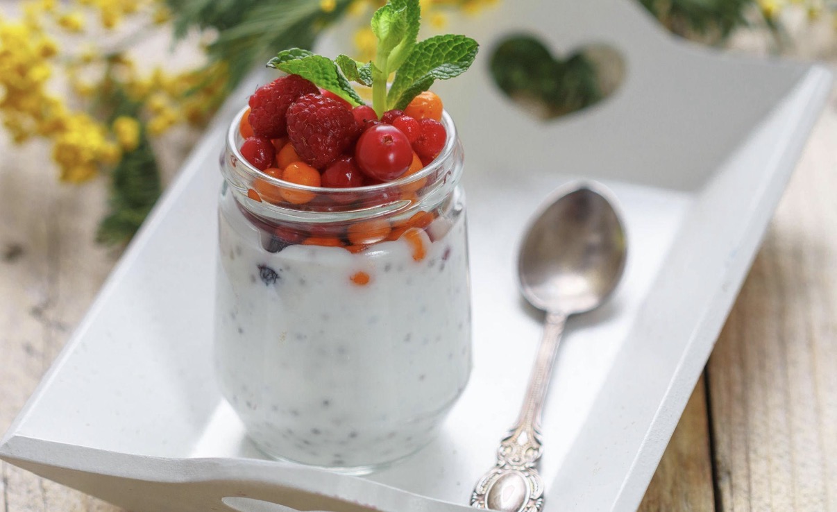 Pot yaourt fruits rouges