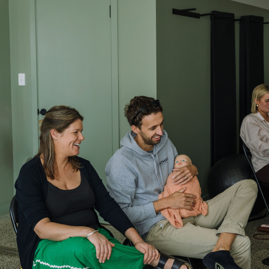 Parents at an Empowered Birth class