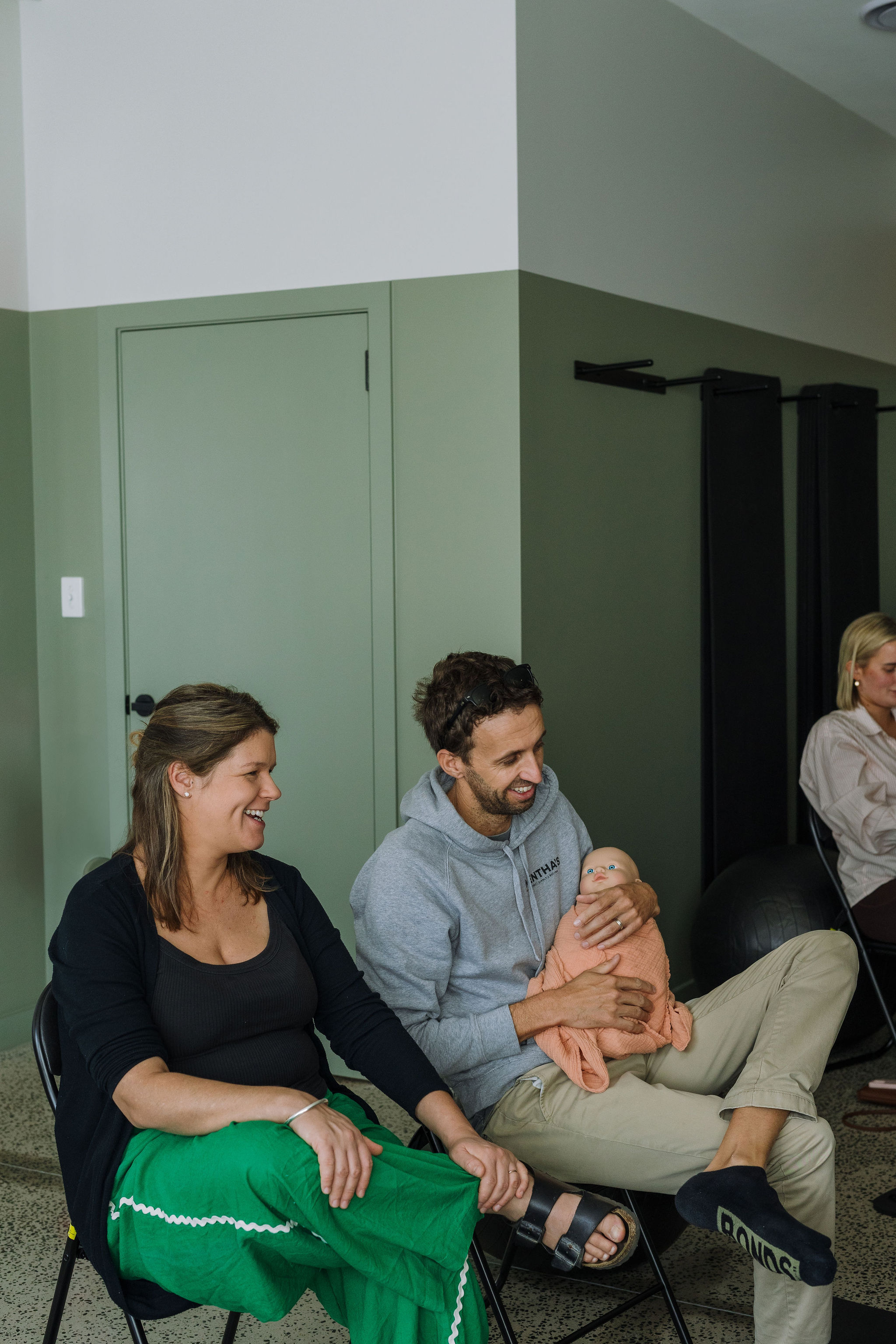 Parents at an Empowered Birth class