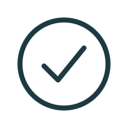 Minimal checkmark icon