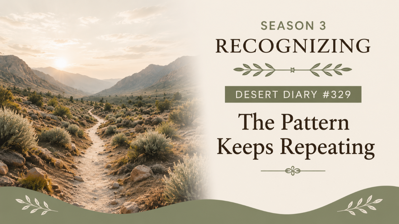 Season 3 Recognizing Desert Diary 329 — The Pattern Keeps Repeating