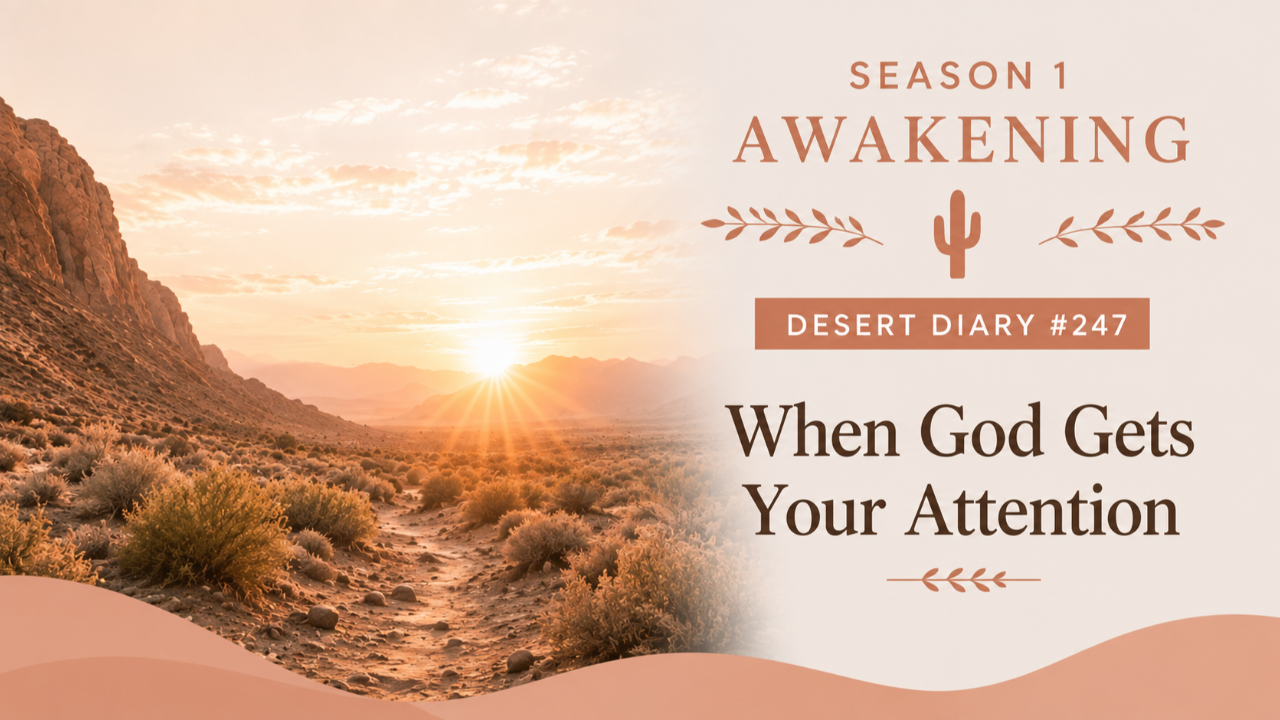 Season 1 Awakening Desert Diary 247 — When God Gets Your Attention