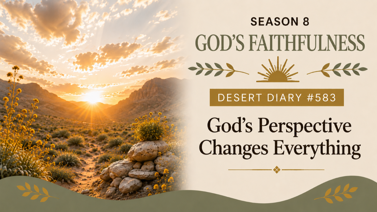 Season 8 Gratitude Desert Diary 541 — Every Good Thing Comes From Him