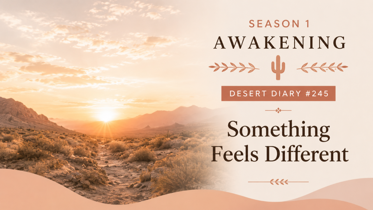 Season 1 Awakening Desert Diary 245 — Something Feels Different