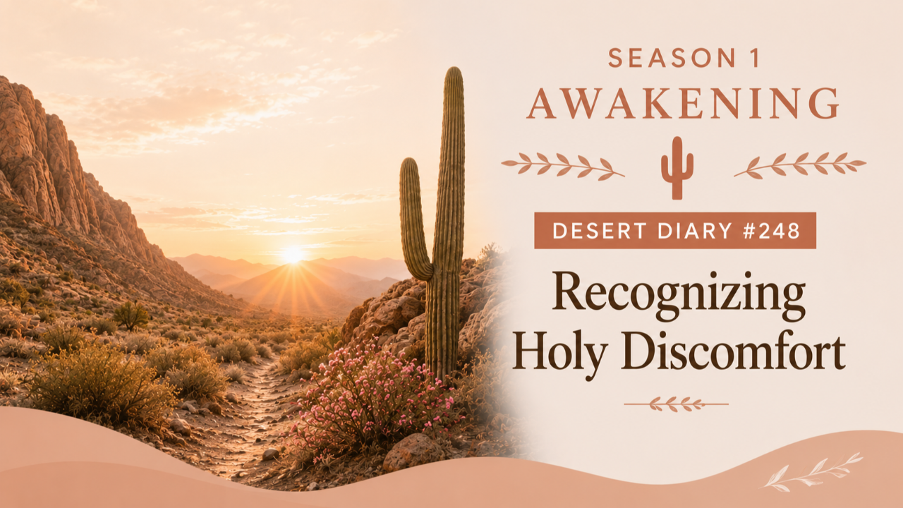 Season 1 Awakening Desert Diary 248 — Recognizing Holy Discomfort