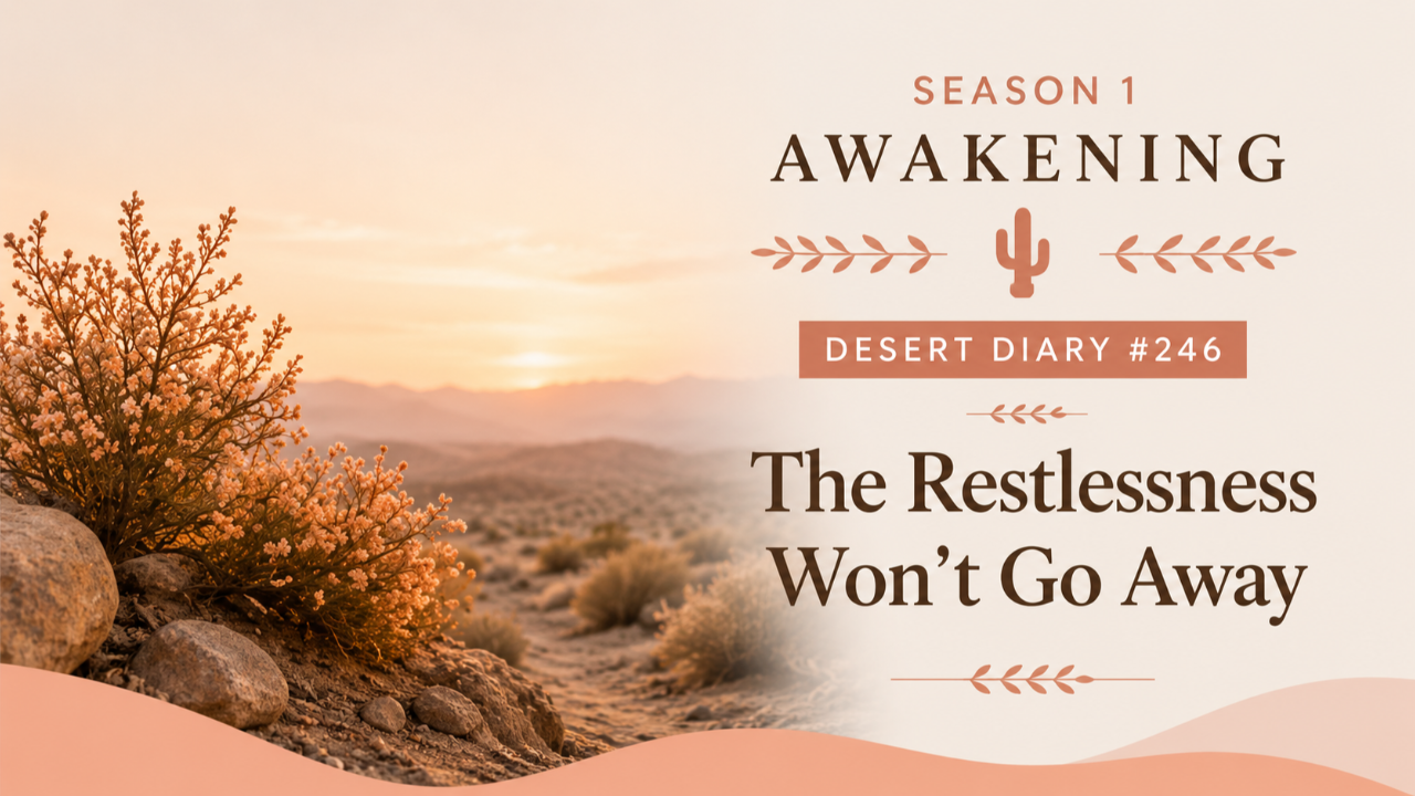 Season 1 Awakening Desert Diary 246 — The Restlessness Won't Go Away