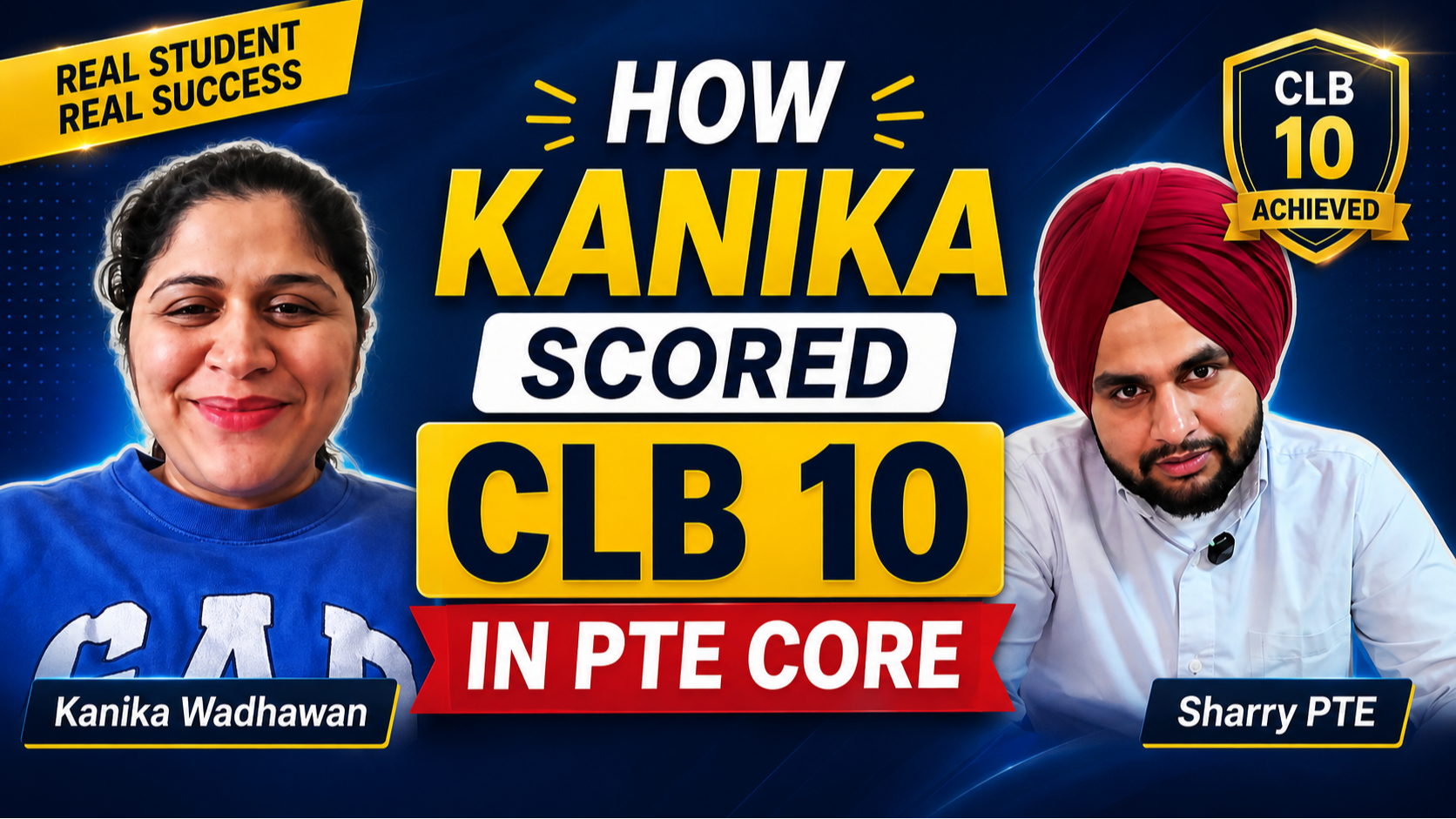 Kanika Sharry PTE success story