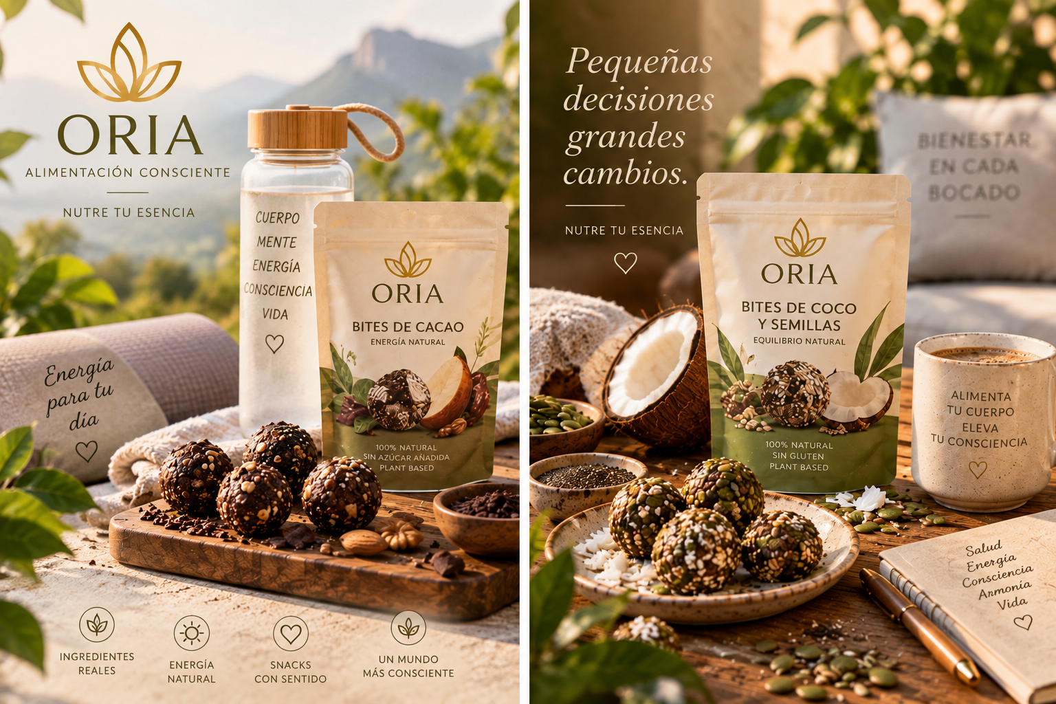 ORIA — pequeñas pausas conscientes: energía para tu día