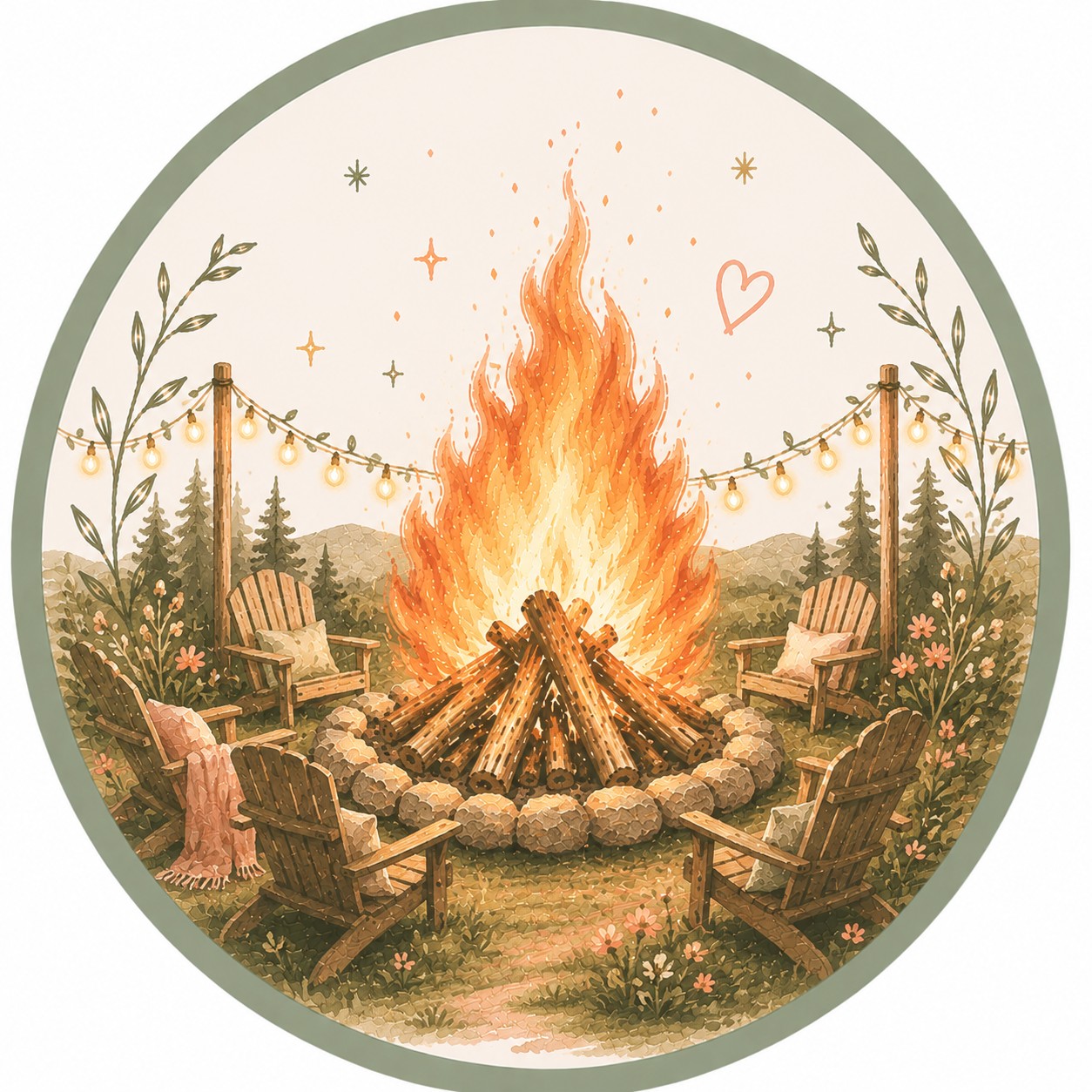 Roaring Campfire