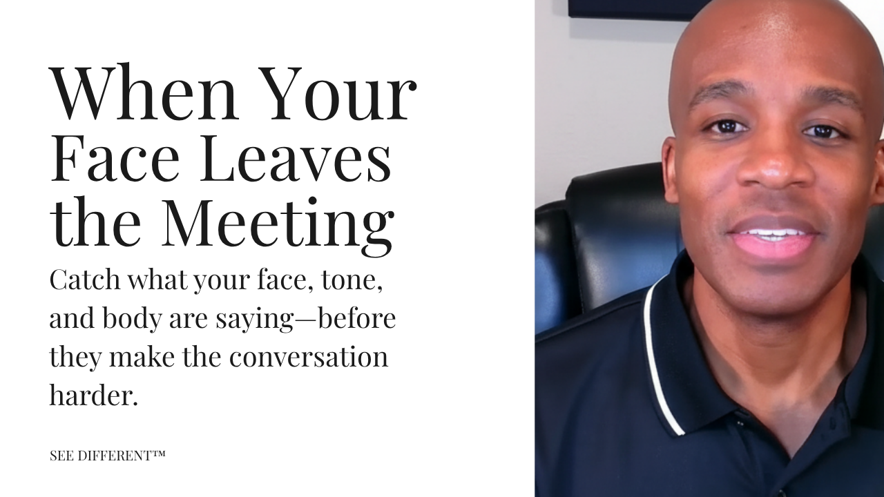 When Your Face Leaves the Meeting practical learning experience