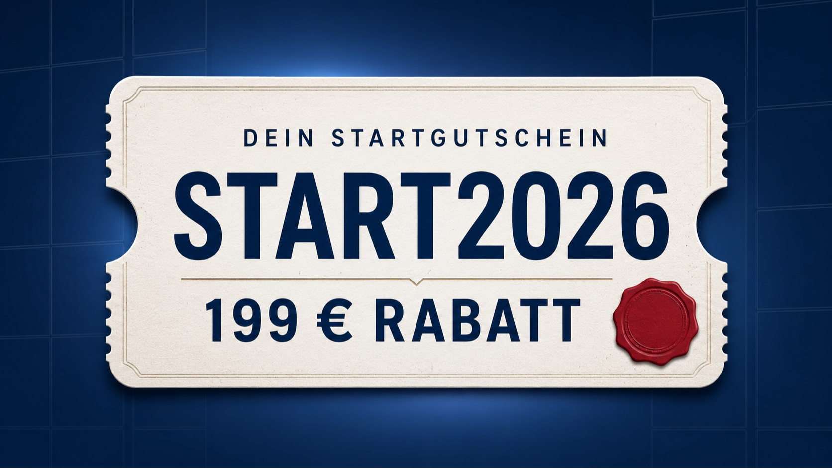 START2026 Gutschein: 199 € Rabatt auf die Praxis-Anleitung zur Fensterreinigung