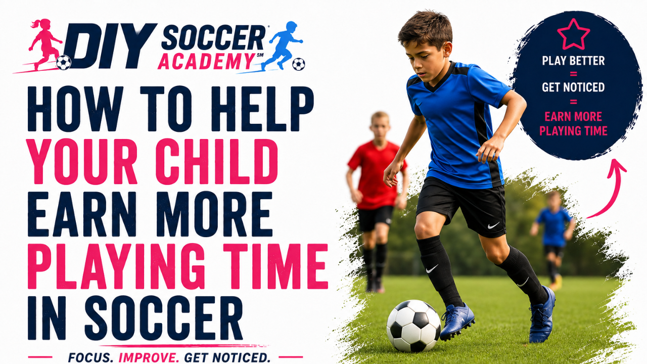 How to Help Your Child Earn More Playing Time in Soccer