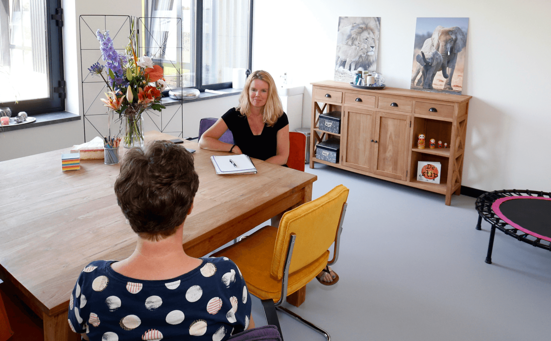 De praktijkruimte in Houten
