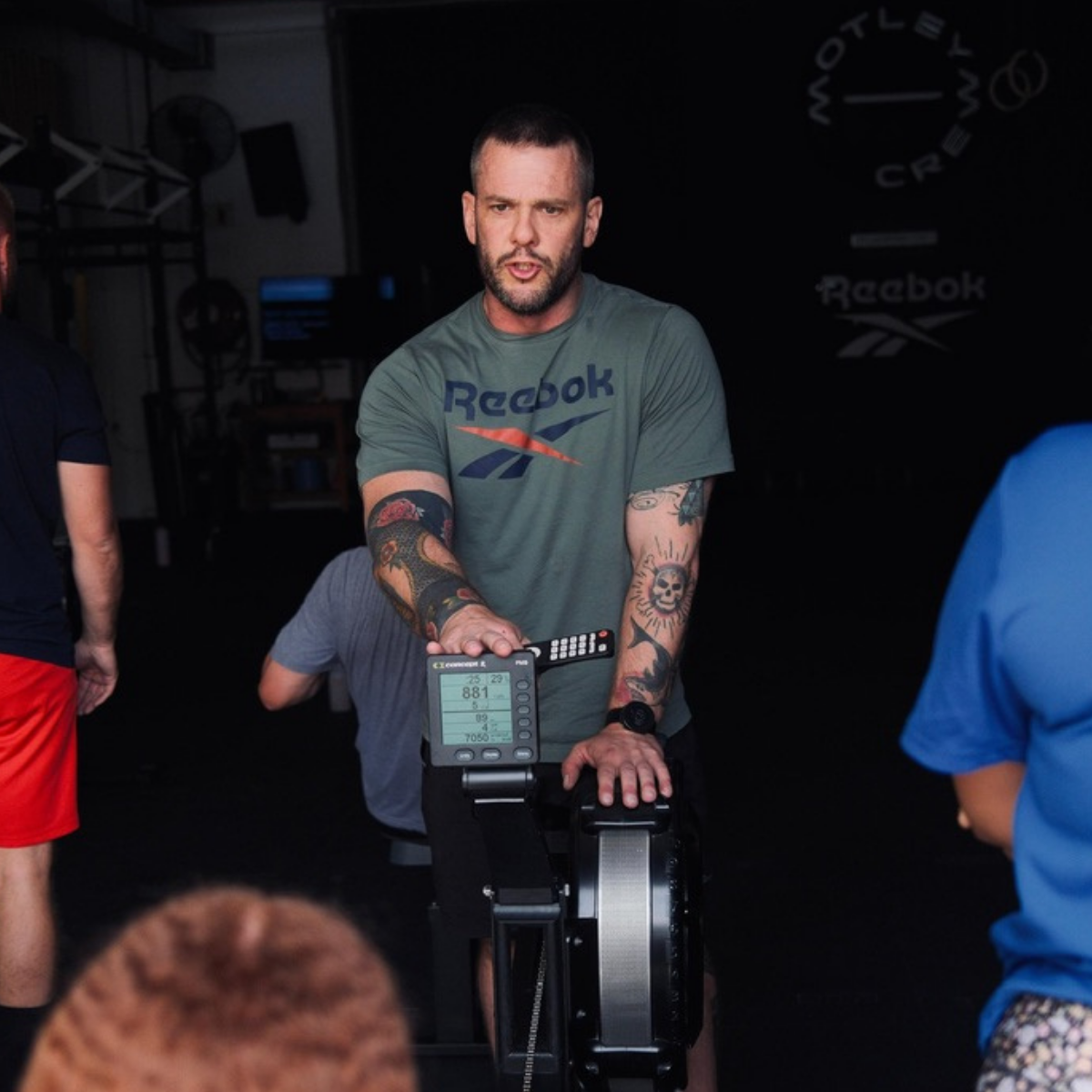 Coach working with a client