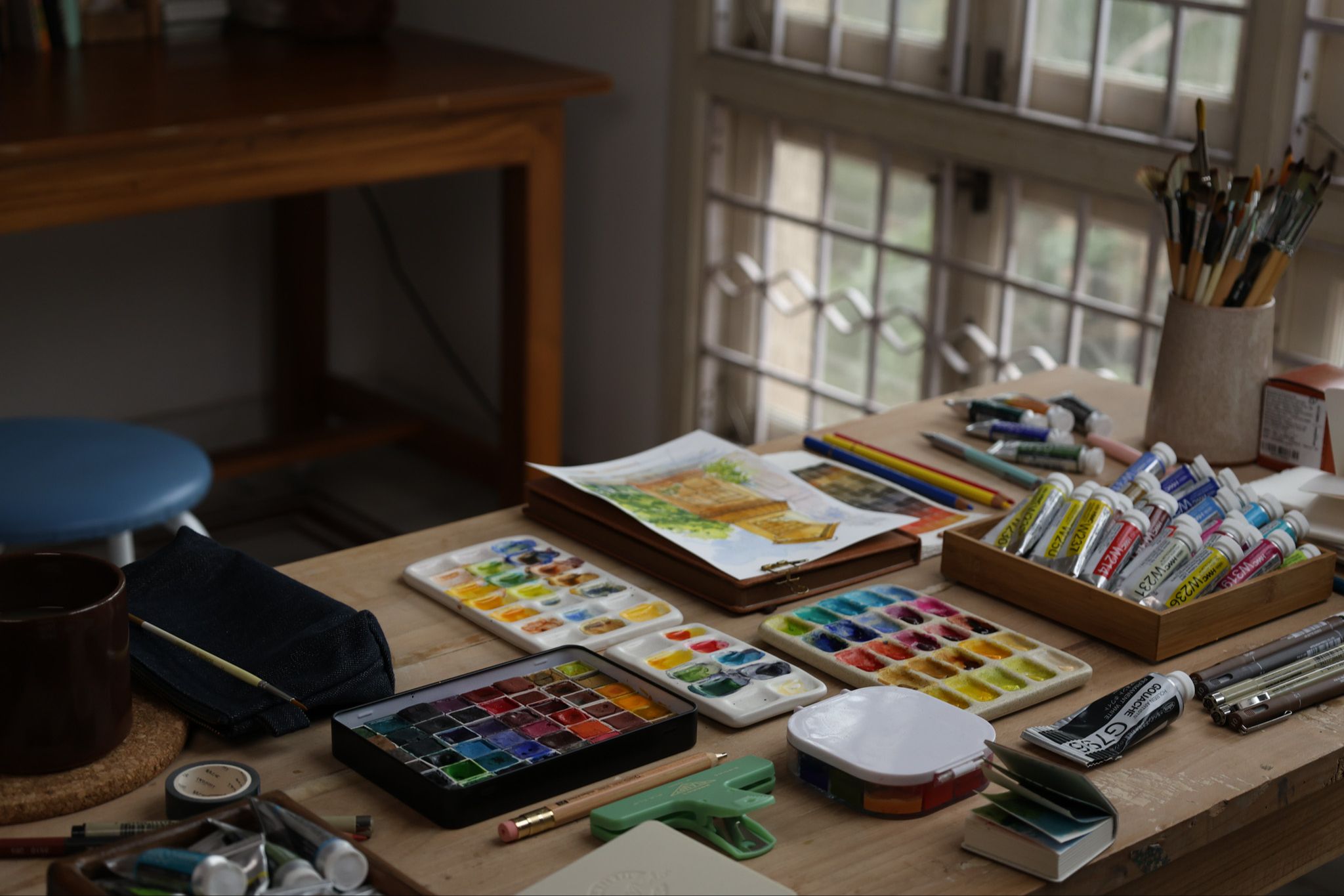 Artwork and creative materials representing Society of Art Explorers