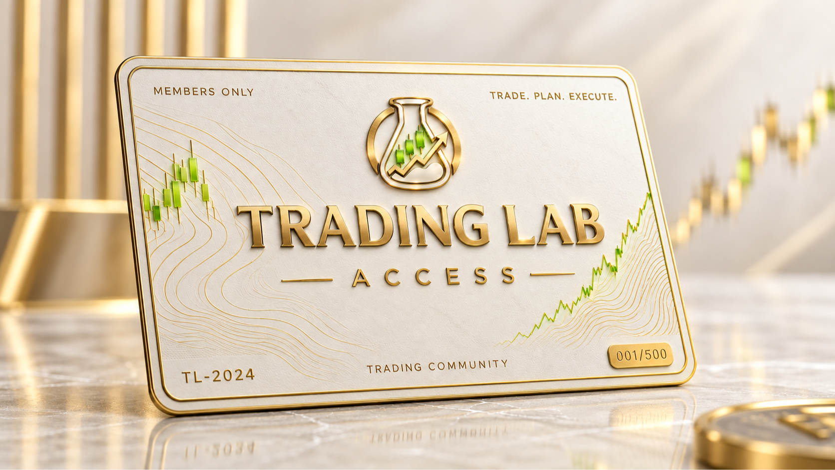 Trading Lab premium access membership card