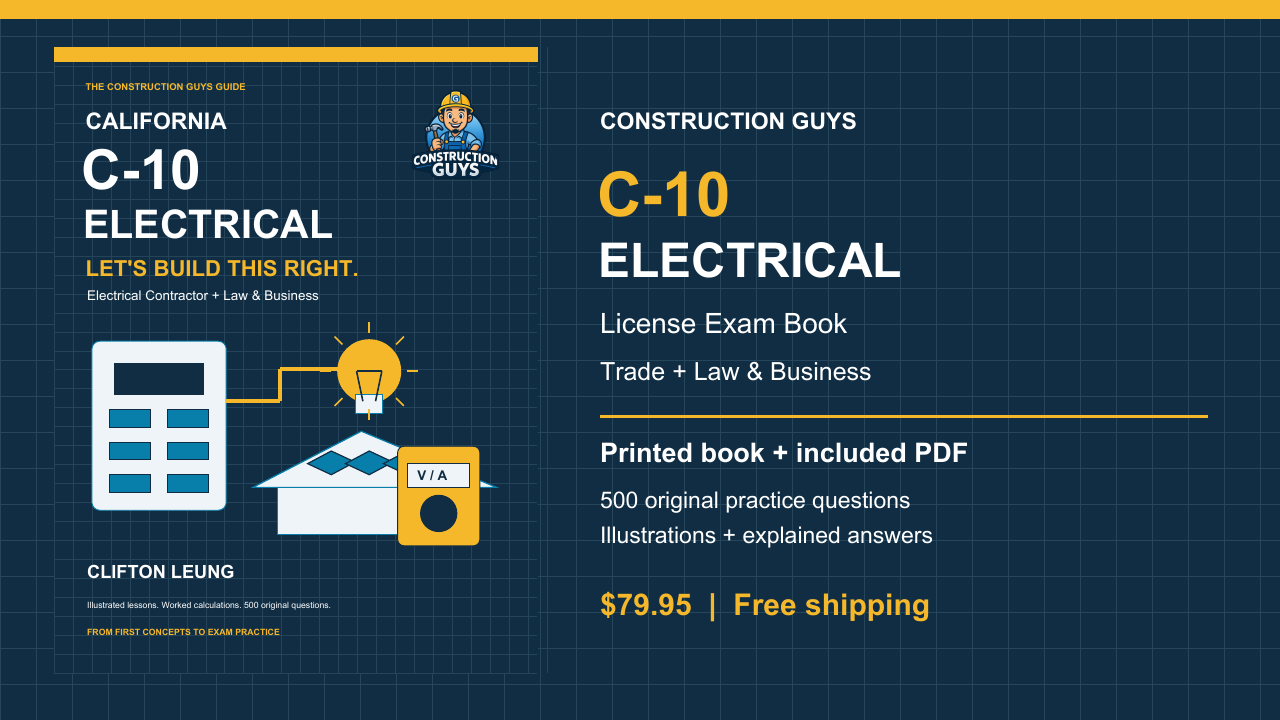 California C-10 Electrical: Let's Build This Right — Construction Guys by Clifton Leung
