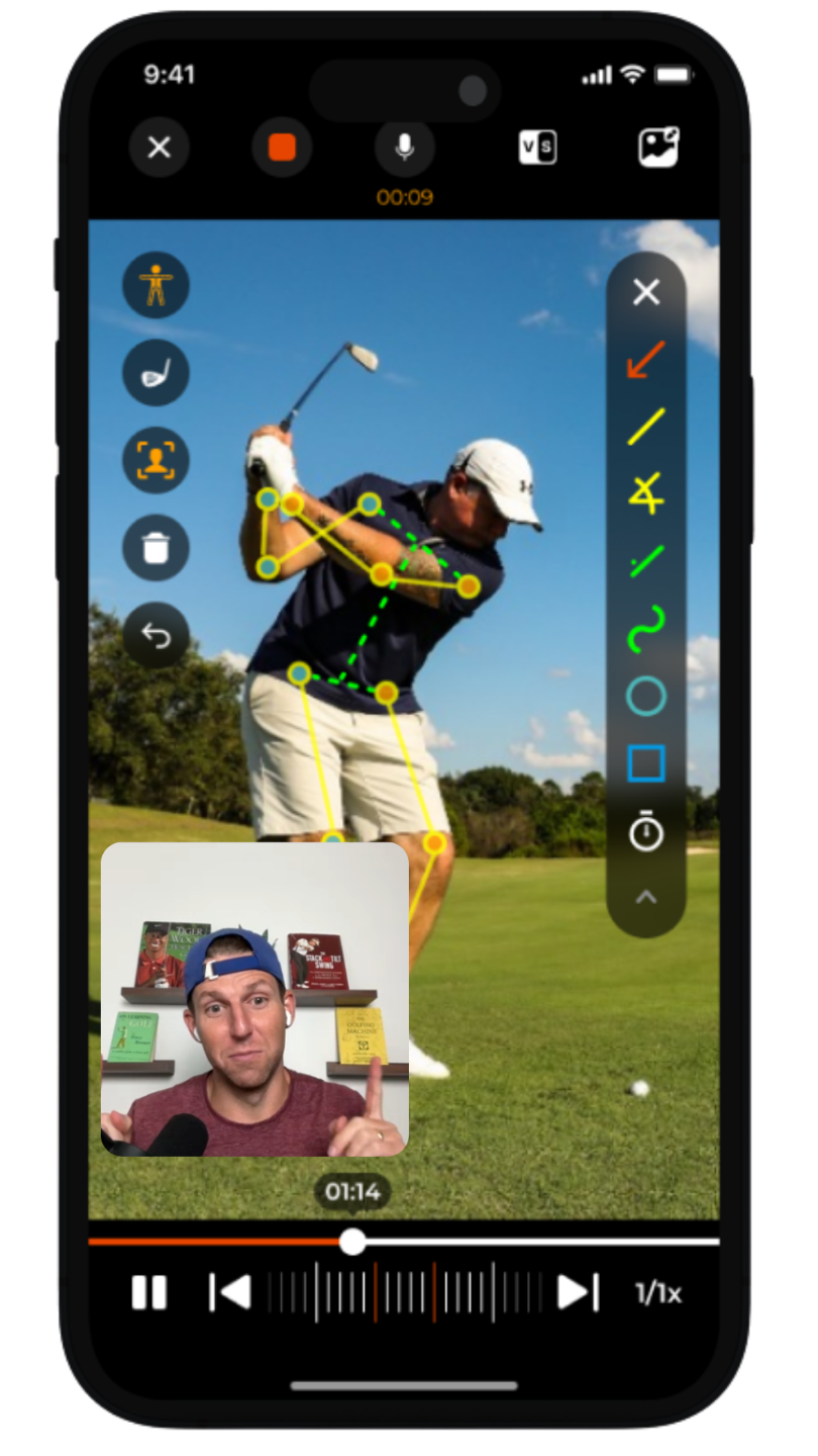 Swing diagnostic preview