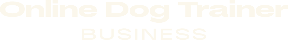 Online Dog Trainer Business