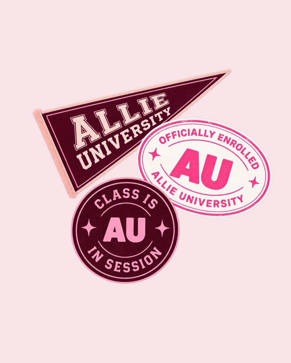 The Allie University welcome package
