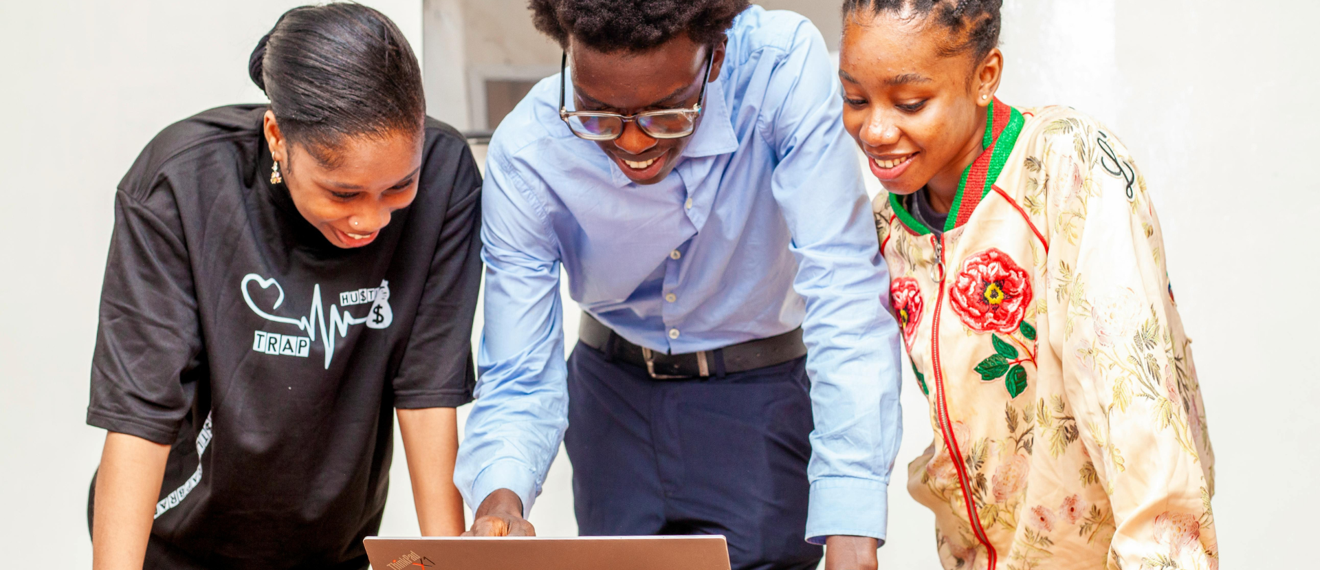 Confident young adult managing their own finances and career path