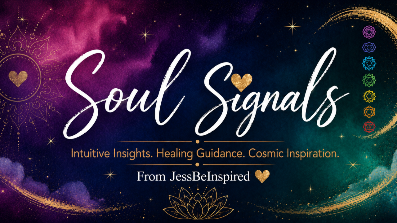 Soul Signals celestial newsletter graphic