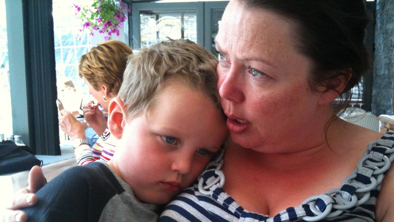 Mum and son