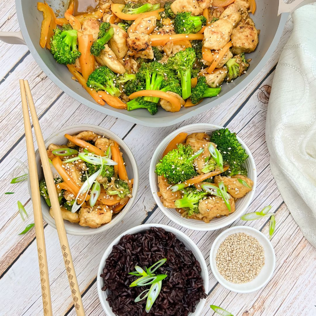 Ginger Chicken & Broccoli Stir fry