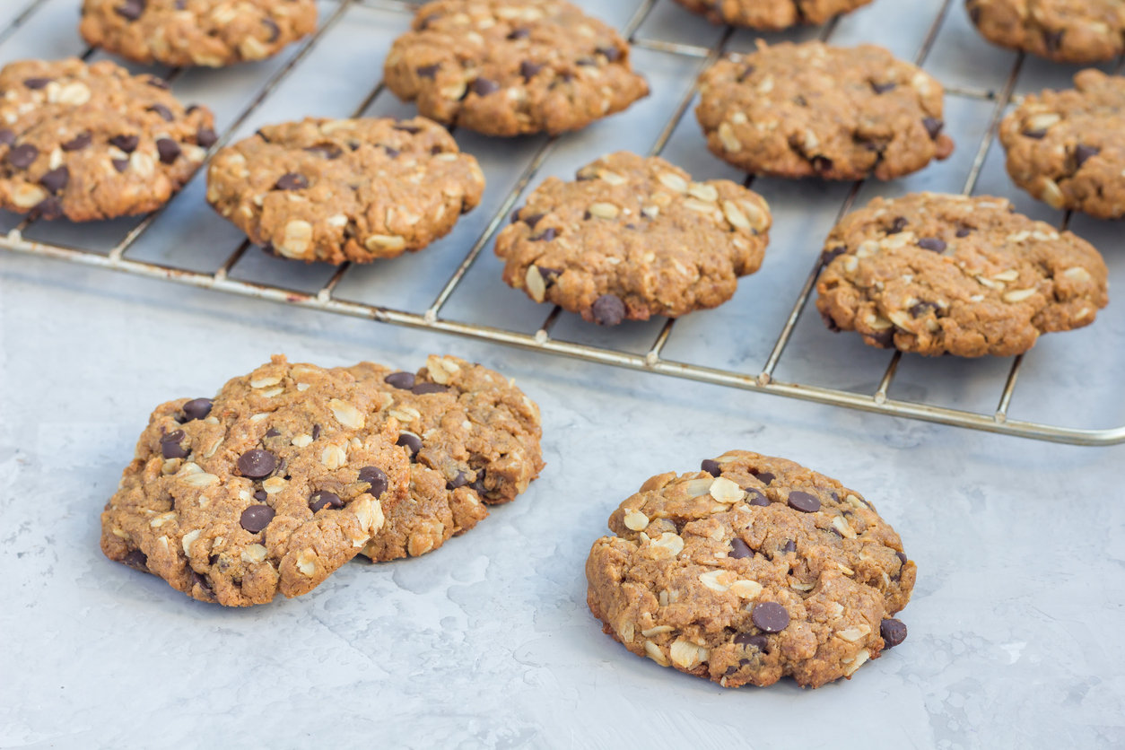 Protein-Packed Oatmeal Chocolate Chip Breakfast Cookies