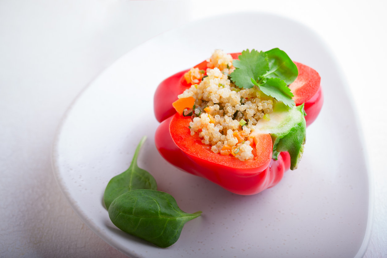 Quinoa Fiesta in a Pepper Piñata: The Ultimate Seasonal Allergy Buster