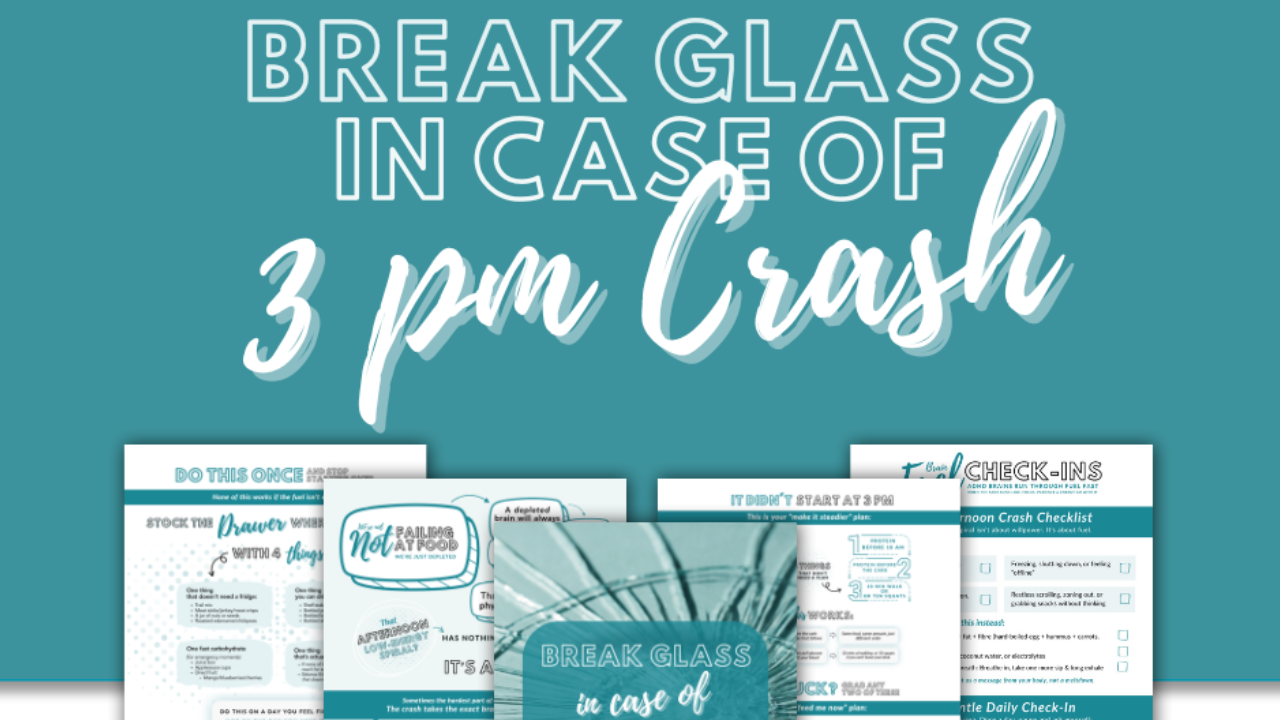 The Break Glass in Case of 3 PM Crash guide