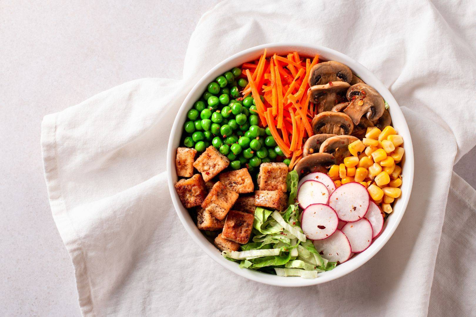 Bowl of healthy food