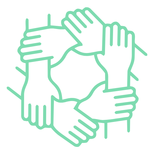 Hands holding icon