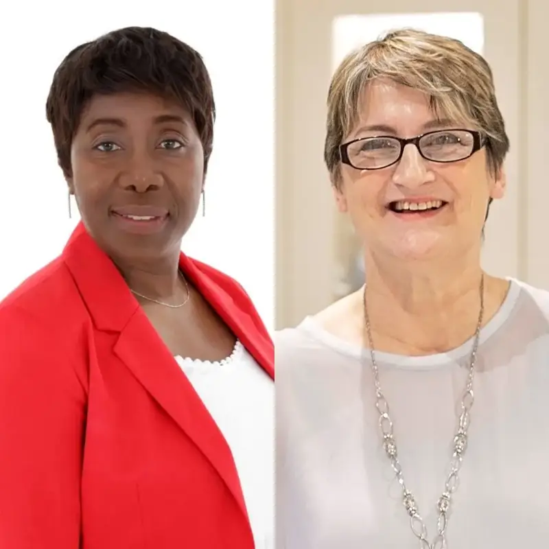 Novlette Panton and Denise Fowler 