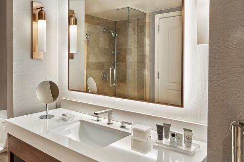 Bathroom with walk-in shower