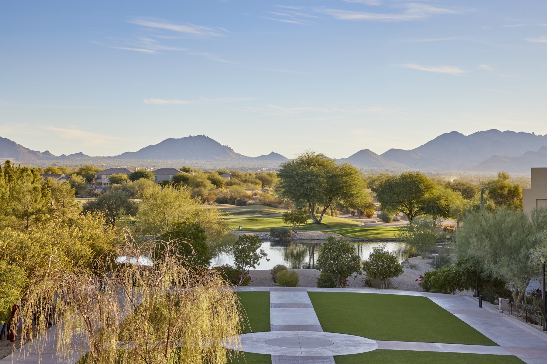 JW Marriott Phoenix Desert Ridge — Resort gardens and mountain views