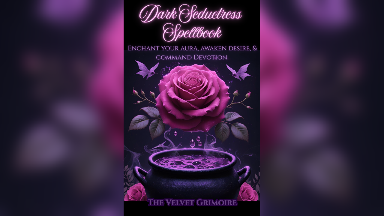 Dark Seductress Spellbook cover artwork
