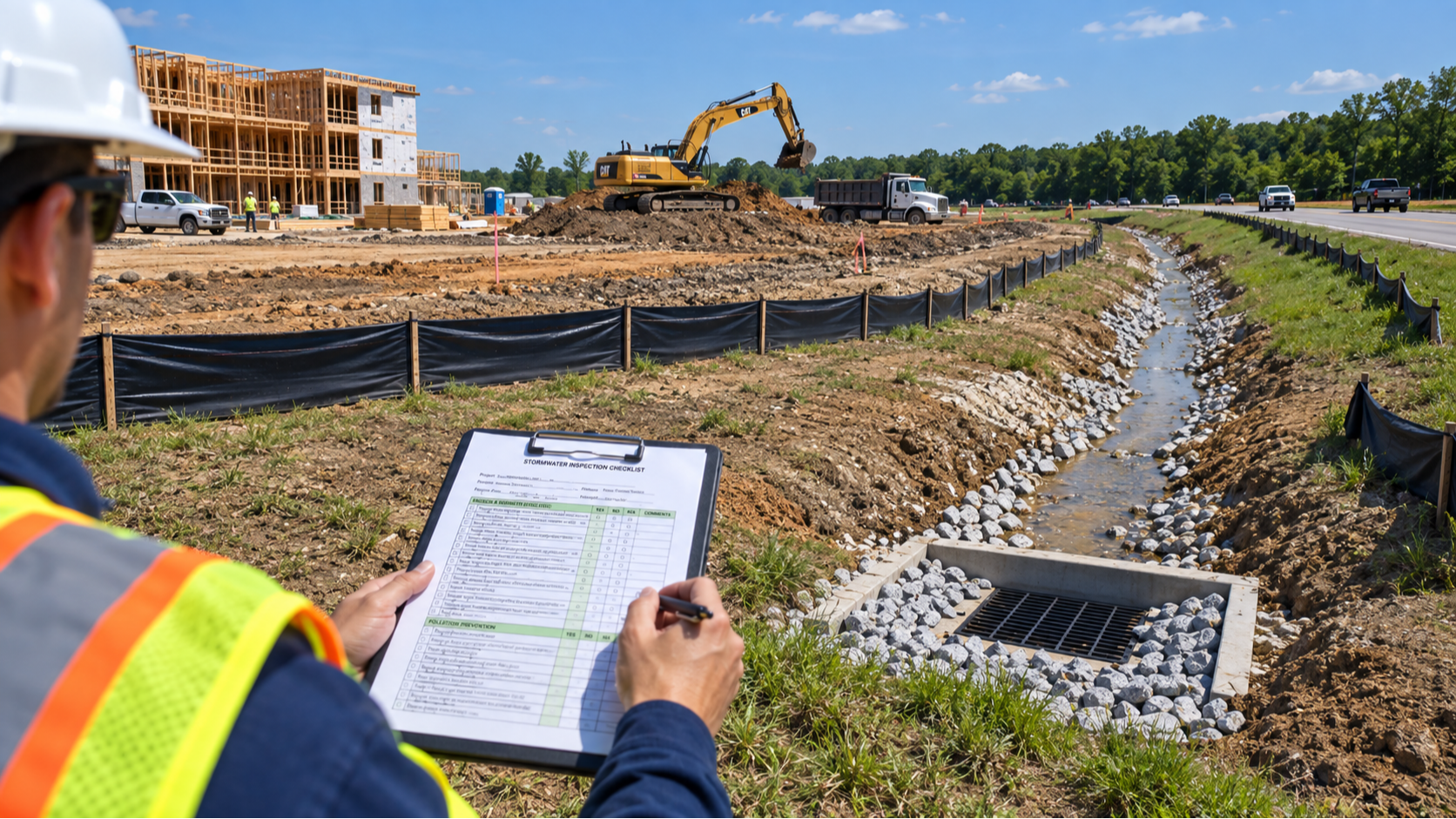 Surface-water monitoring or drainage investigation